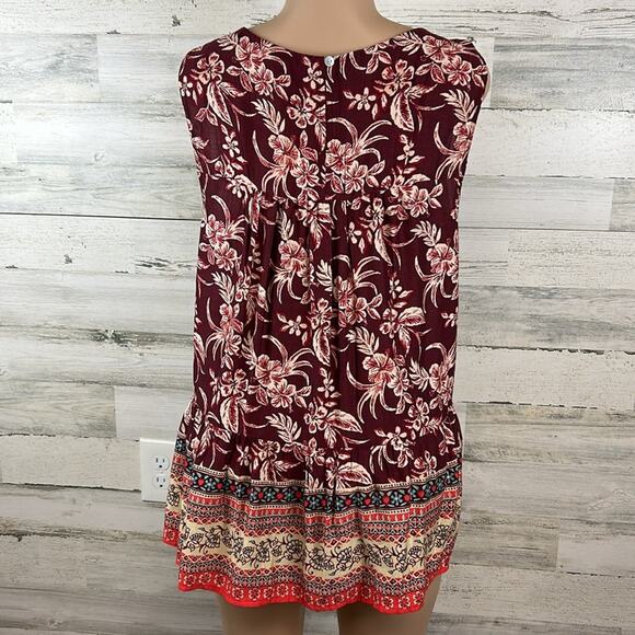 NWT Beach Lunch Lounge Multicolor Sleeveless Bohemian Top Size Extra Large - Picture 4 of 11